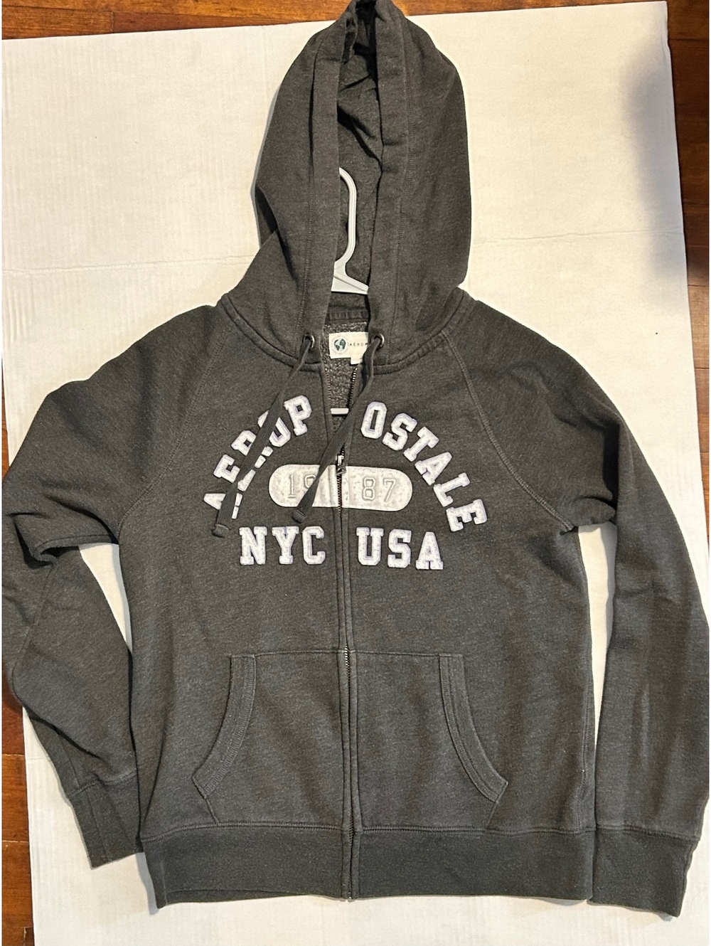 Aeropostale Graphic Full-Zip Hoodie Y2K